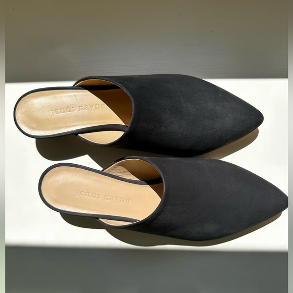 Jenni Kayne Oiled Leather Kitten Heel Mule - Picture 2 of 5